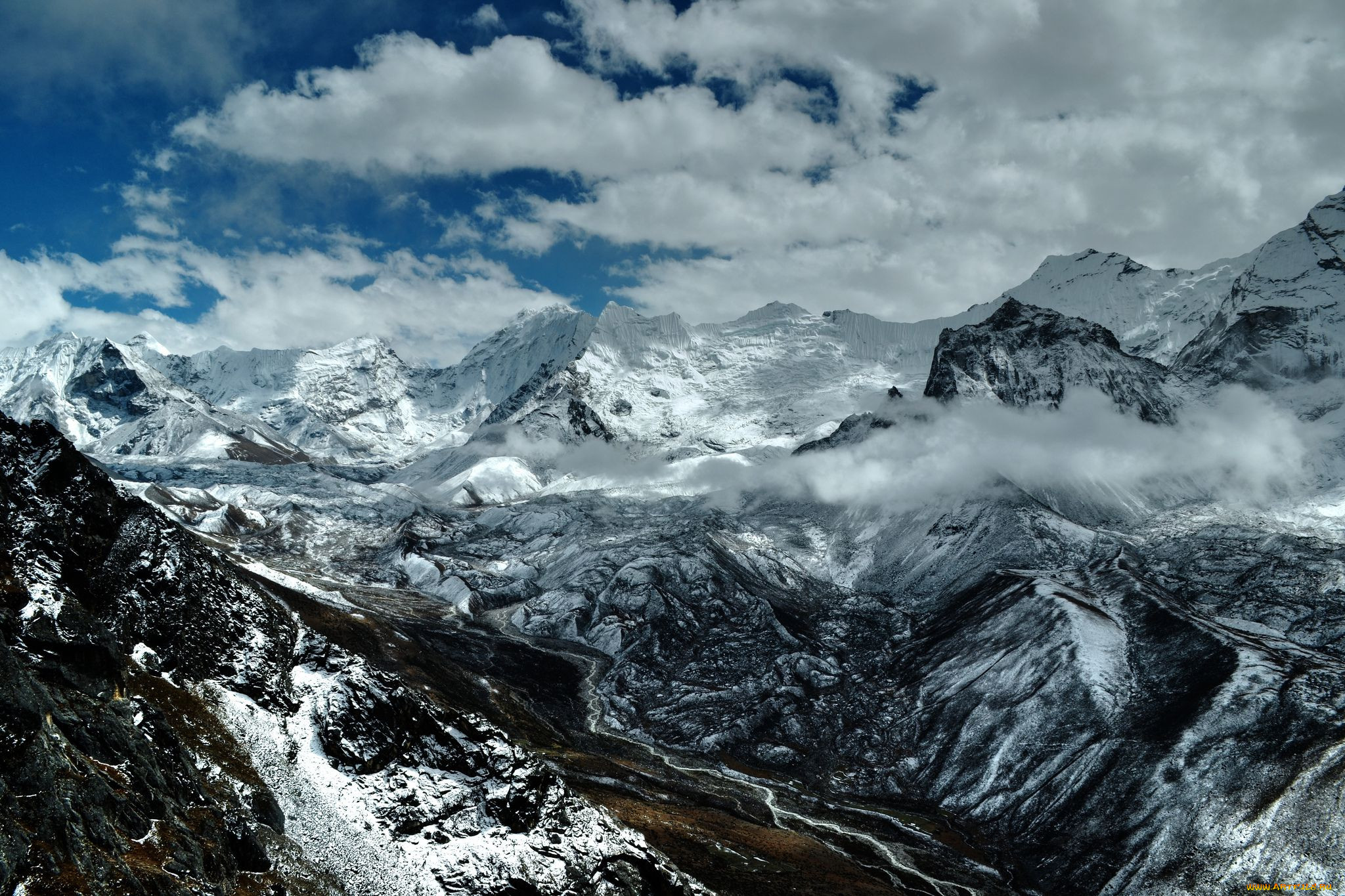 the, chukhung, valley, nepal, , , , , 